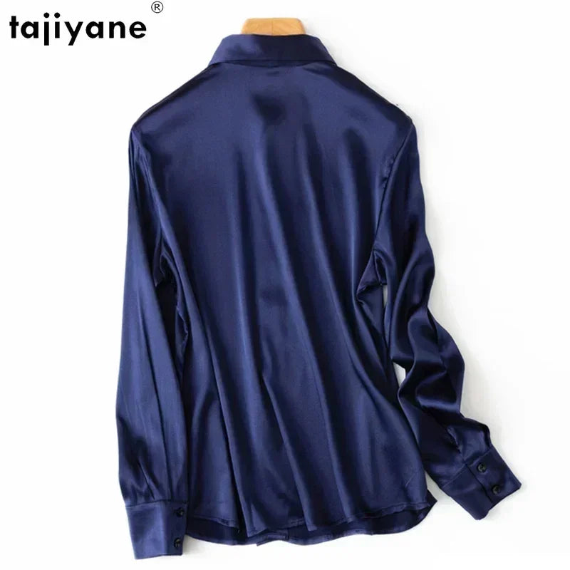 NEW High Quality Vintage Ruffles Lace Blouse Women Spring Collar White Chiffon Shirt Long Puff Sleeve Loose Tops Elegant