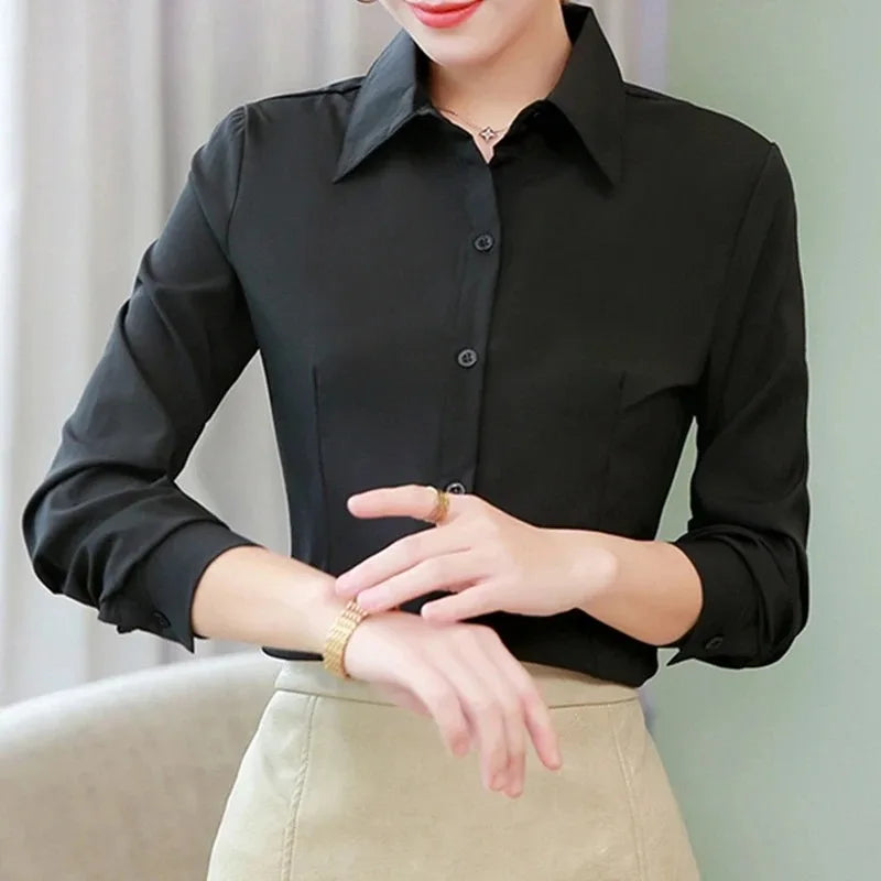 Plaid Shirt Women Autumn Long Sleeve Vintage Fashion Single Breasted Blouse Ladies Preppy Style Loose Check Shirts III