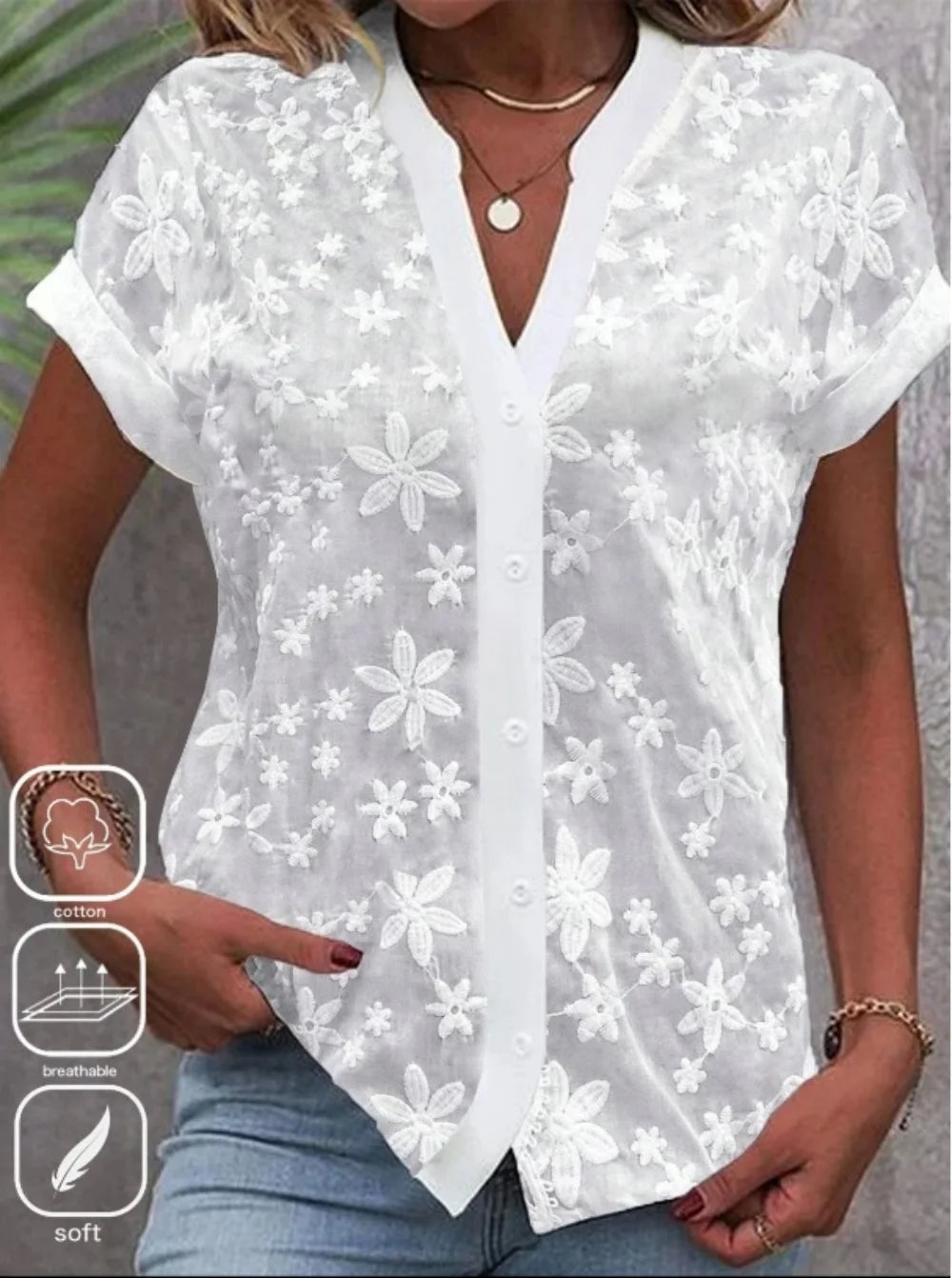 Women's Long-Sleeve Blouse Striped Knight Print Front Button-Up Casual Long Sleeve Shirt