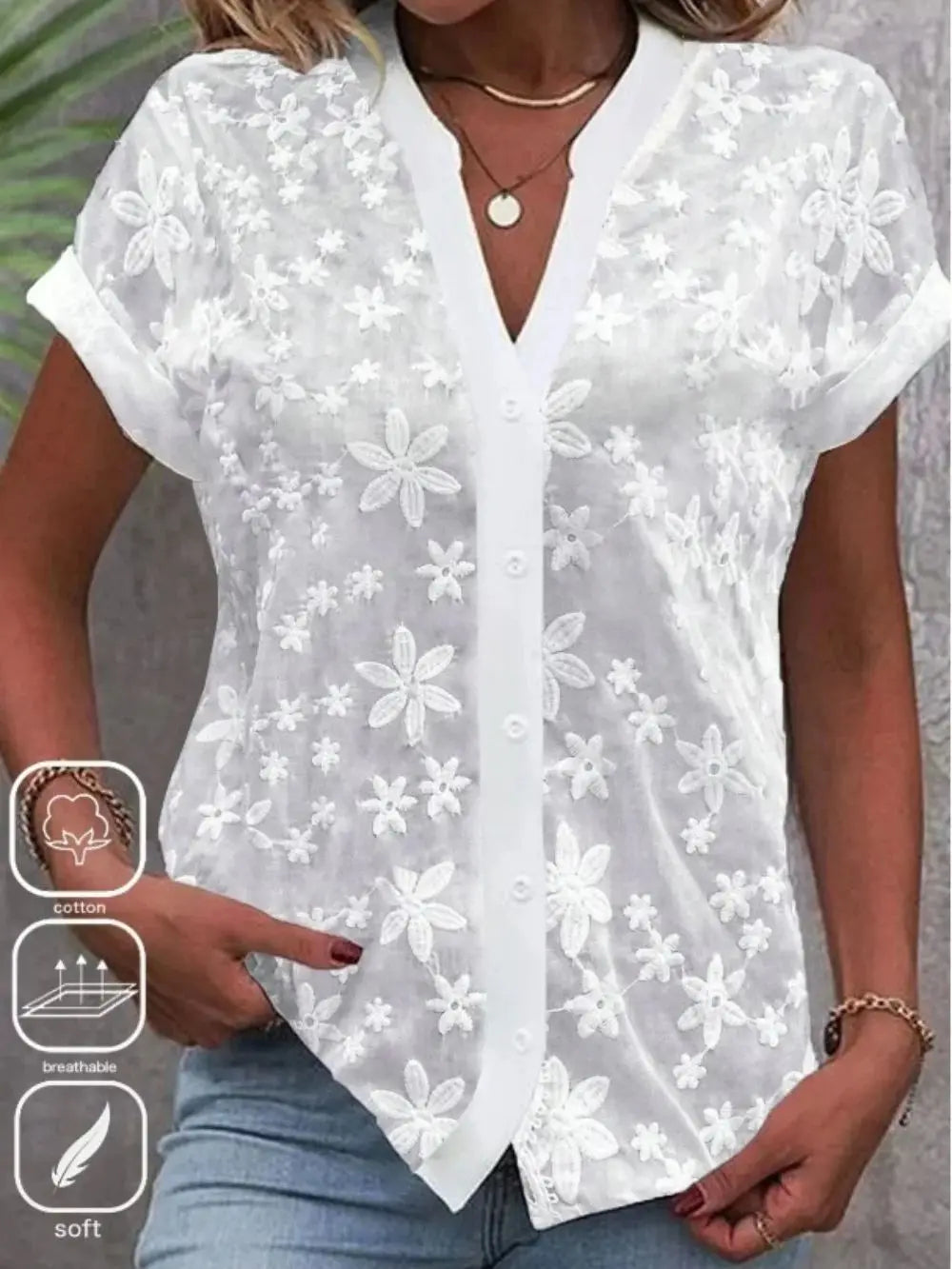Women's Long-Sleeve Blouse Striped Knight Print Front Button-Up Casual Long Sleeve Shirt