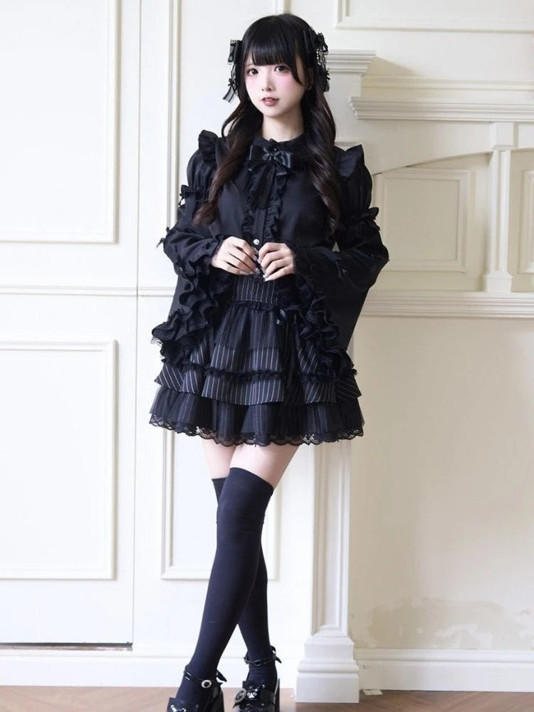 Woman Spring Autumn Style Blouses Shirts Lady Casual Long Sleeve Turn-down Collar Blusas Tops DF4849